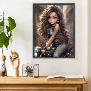 Steampunk Girl-Full Round/Square Diamond Painting-30x40cm/40x50cm/50x70cm