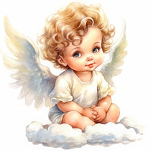 Load image into Gallery viewer, Angel-Full Round Diamond Painting-30x30cm
