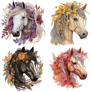 Horse-Partial Special Diamond Painting-30x30cm
