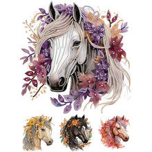 Load image into Gallery viewer, Horse-Partial Special Diamond Painting-30x30cm
