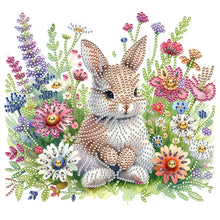 Load image into Gallery viewer, Rabbit-Partial Special Diamond Painting-30x30cm
