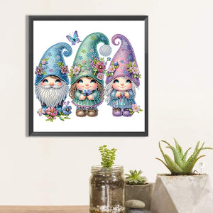 Gnome-Partial Special Diamond Painting-30x30cm