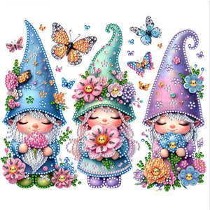 Gnome-Partial Special Diamond Painting-30x30cm