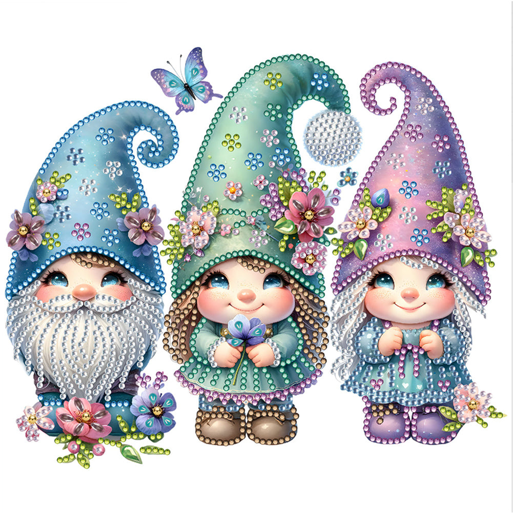 Gnome-Partial Special Diamond Painting-30x30cm