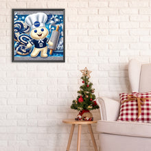 Load image into Gallery viewer, Bread Chef-Full Round Diamond Painting-30x30cm
