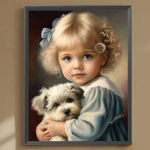 Black Motor Girl-Full Round/Square Diamond Painting-30x40cm/40x50cm/50x70cm