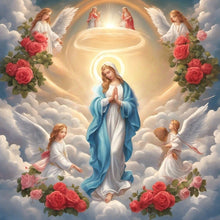 Load image into Gallery viewer, Jesus-Full Round Diamond Painting-30x30cm

