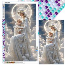 Load image into Gallery viewer, Our Lady Of Angels-Full Round Diamond Painting-40x70cm-Large Size
