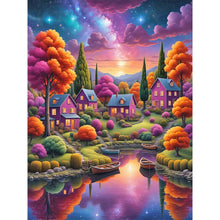 Load image into Gallery viewer, Garden House-Full Round Diamond Painting-30x40cm
