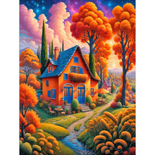 Load image into Gallery viewer, Garden House-Full Round Diamond Painting-30x40cm
