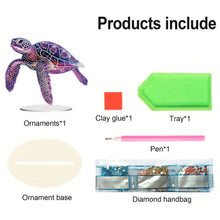 Load image into Gallery viewer, Marine Life-Single Side Drill-Acrylic Diamond Desktop Ornament
