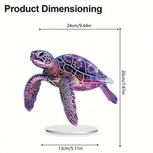 Load image into Gallery viewer, Marine Life-Single Side Drill-Acrylic Diamond Desktop Ornament
