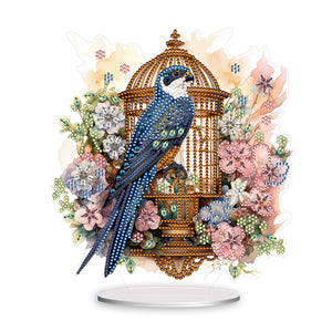 Cage-Single Side Drill-Acrylic Diamond Desktop Ornament