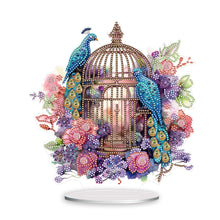 Load image into Gallery viewer, Cage-Single Side Drill-Acrylic Diamond Desktop Ornament
