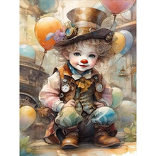 Load image into Gallery viewer, Clown-Full Round Diamond Painting-30x40cm
