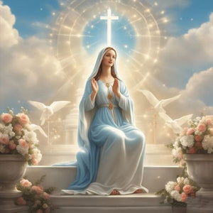 God-bearer-Full Round Diamond Painting-30x30cm