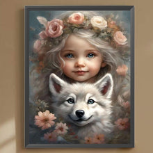 Load image into Gallery viewer, Life of Pets Girl-Full Round/Square Diamond Painting-30x40cm/40x50cm/50x70cm
