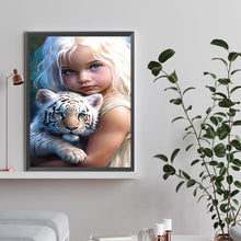 Load image into Gallery viewer, Life of Pets Girl-Full Round/Square Diamond Painting-30x40cm/40x50cm/50x70cm
