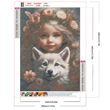 Load image into Gallery viewer, Life of Pets Girl-Full Round/Square Diamond Painting-30x40cm/40x50cm/50x70cm
