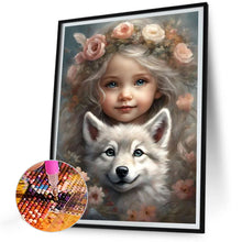 Load image into Gallery viewer, Life of Pets Girl-Full Round/Square Diamond Painting-30x40cm/40x50cm/50x70cm
