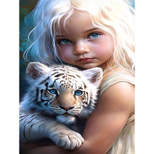 Load image into Gallery viewer, Life of Pets Girl-Full Round/Square Diamond Painting-30x40cm/40x50cm/50x70cm
