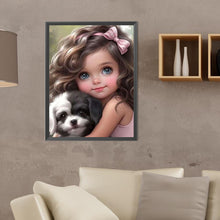 Load image into Gallery viewer, Life of Pets Girl-Full Round/Square Diamond Painting-30x40cm/40x50cm/50x70cm
