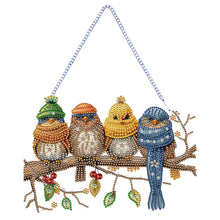 Load image into Gallery viewer, Bird-Acrylic Single Side Diamond Pendant
