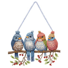 Load image into Gallery viewer, Bird-Acrylic Single Side Diamond Pendant

