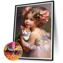 Load image into Gallery viewer, Life of Pets Girl-Full Round/Square Diamond Painting-30x40cm/40x50cm/50x70cm
