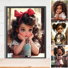 Load image into Gallery viewer, Princess Girl-Full Round/Square Diamond Painting-30x40cm/40x50cm/50x70cm
