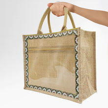 Load image into Gallery viewer, Linen Tote Bags Waterproof Daily Utility Bag(Interchangeable decorative canvas)
