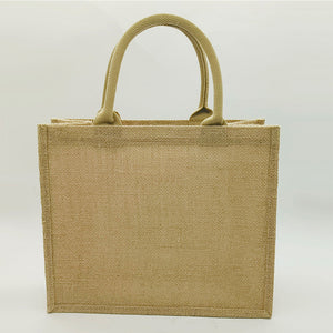 Linen Tote Bags Waterproof Daily Utility Bag(Interchangeable decorative canvas)