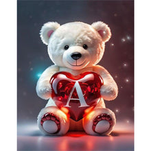 Load image into Gallery viewer, Love Letter Bear-Full Round Diamond Painting-35x45cm
