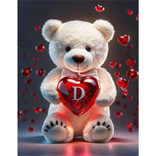Load image into Gallery viewer, Love Letter Bear-Full Round Diamond Painting-35x45cm
