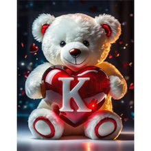 Load image into Gallery viewer, Love Letter Bear-Full Round Diamond Painting-35x45cm
