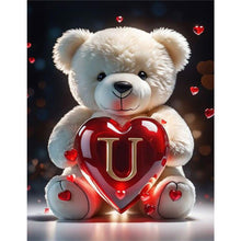 Load image into Gallery viewer, Love Letter Bear-Full Round Diamond Painting-35x45cm
