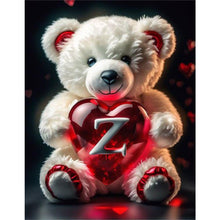 Load image into Gallery viewer, Love Letter Bear-Full Round Diamond Painting-35x45cm
