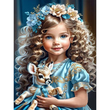 Load image into Gallery viewer, Lolita Girl-Full Round/Square Diamond Painting-30x40cm/40x50cm/50x70cm
