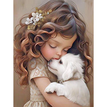 Load image into Gallery viewer, Life of Pets Girl-Full Round/Square Diamond Painting-30x40cm/40x50cm/50x70cm
