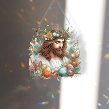 Load image into Gallery viewer, Jesus-Acrylic Single Side Diamond Pendant
