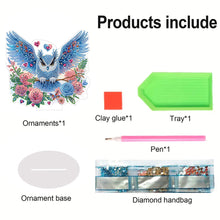 Load image into Gallery viewer, Owl-Single Side Drill-Acrylic Diamond Desktop Ornament
