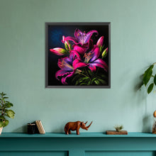 Load image into Gallery viewer, Lily-Full Round Diamond Painting-30x30cm
