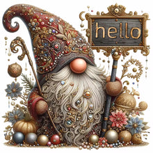 Load image into Gallery viewer, Gnome-Full Round Diamond Painting-30x30cm
