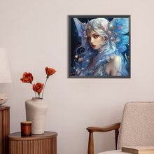 Load image into Gallery viewer, Elf Girl-Full Round Diamond Painting-30x30cm
