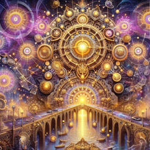 Load image into Gallery viewer, Time And Space-Full Round Diamond Painting-40x40cm
