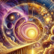 Load image into Gallery viewer, Time And Space-Full Round Diamond Painting-40x40cm
