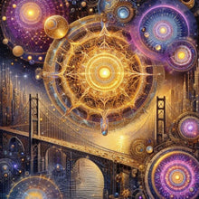 Load image into Gallery viewer, Time And Space-Full Round Diamond Painting-40x40cm
