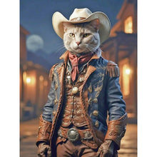 Load image into Gallery viewer, Western Cowboy Animal-Full Round Diamond Painting-30x40cm
