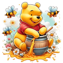 Load image into Gallery viewer, Winnie The Pooh-Full Round Diamond Painting-30x30cm
