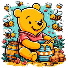 Load image into Gallery viewer, Winnie The Pooh-Full Round Diamond Painting-30x30cm
